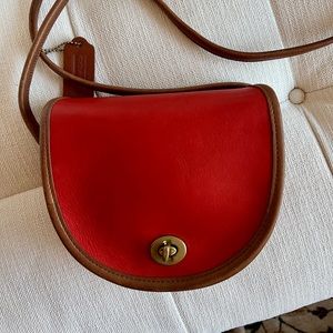 Coach Vintage Crossbody Two Tone Purse
